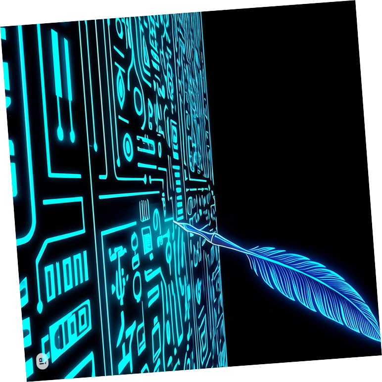 Blue Electric Quill